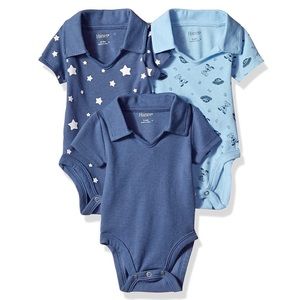 Blue Polo Onesie Bundle